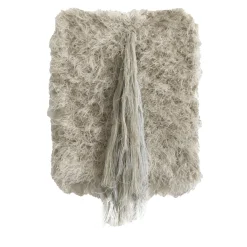 Noloom Surgis 015 White, Blue, Straw Linen Tapestry