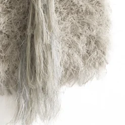 Noloom Surgis 015 White, Blue, Straw Linen Tapestry