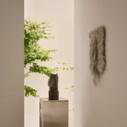 Noloom Surgis 015 White, Blue, Straw Linen Tapestry