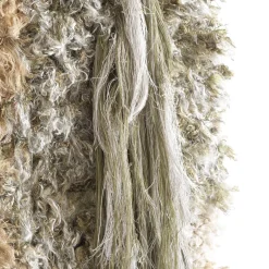 Noloom Surgis 007 Yellow, Leather, Green Tapestry