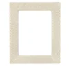 Nora Large Ivory Leather Picture Frame