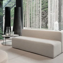 Norman Beige fabric Outdoor Sofa