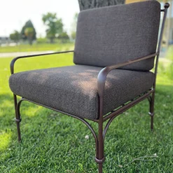Nottambula Brown Iron Armchair