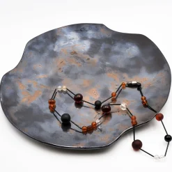 Notte Stellata #2 Ceramic Decorative Plate by Nino Basso