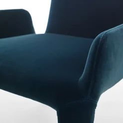 Nova Blue Lounge chair with Armrests