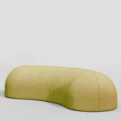 Nuba Cotton Limed Oak Bench