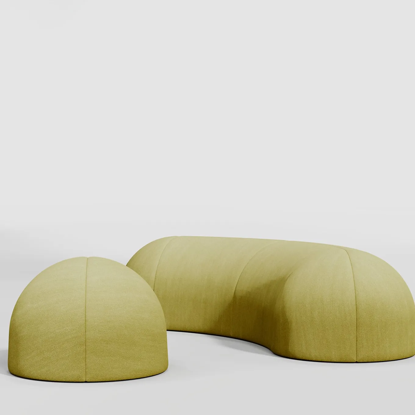 Nuba Cotton Limed Oak Bench