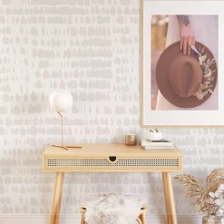 Nude Aesthetic Dotted Wallpaper