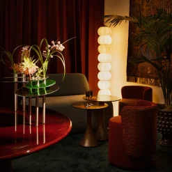 Nuvola Amber Floor Lamp