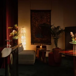 Nuvola Amber Floor Lamp