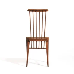 Oak and Straw Chair by Norberto Marchi