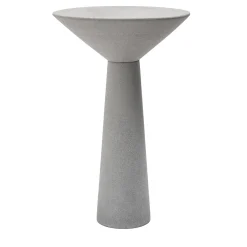 Obelus Gray Stone Decorative Sculpture by Elisa Ossino