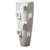 Obice David's Ears White Decorative Vase