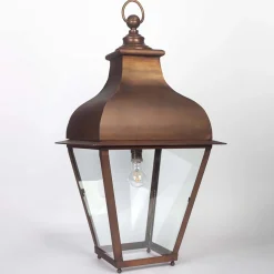 Olimpia Burnished Brass Outdoor Lantern
