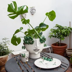 Oliva Oil Seller Head Vase