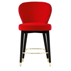 Olivia Red Bar Stool