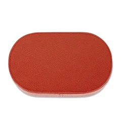 Oltrarno Small Persian Red Wood & Leather Box with Lid