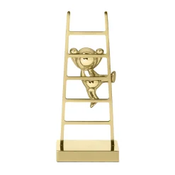 Omini Climber Clip Holder in Polished Brass By Stefano Giovannoni