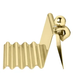 Omini Pen & Cards Tray in Polished Brass By Stefano Giovannoni