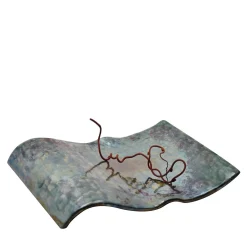 Onda Table Decoration In Raku by Nino Basso