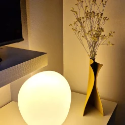 Onda Yellow Decorative Vase