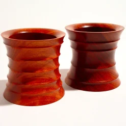 Onde Napkin Holder in Bubinga