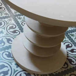 Ondulation Limestone Side Table by Matali Crasset