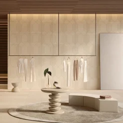 Ondulation Limestone Side Table by Matali Crasset