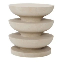 Ondulation Limestone Stool by Matali Crasset