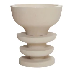 Ondulation Limestone Vase by Matali Crasset