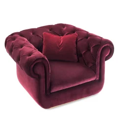 Opera Purple Armchair by Stefano Giovannoni