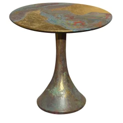 Opera' Small Polychrome Metal Side Table