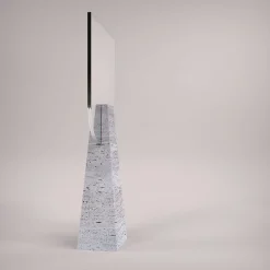 Ophelia Travertine Table Mirror