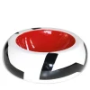 Optical Round Polychrome Bowl
