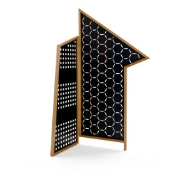 Opto Folding Screen Room Divider - Black