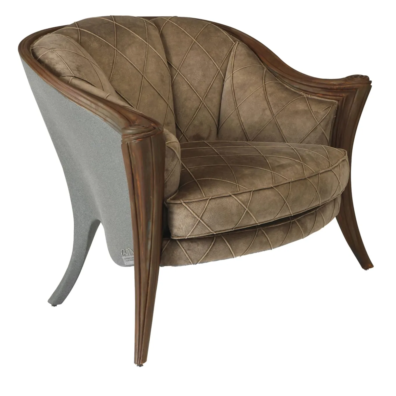 Opus Jeans and Corten Armchair by Carlo Rampazzi