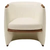 Opus White Armchair