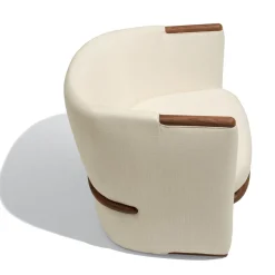 Opus White Armchair