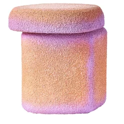 Orange and Pink Lazzaro Stool Design By Patricia Urquiola