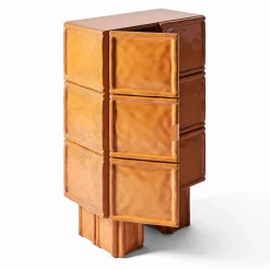 Orange Riva Cabinet by Patricia Urquiola