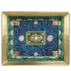 Orient Blue Green Gold Vide Poche