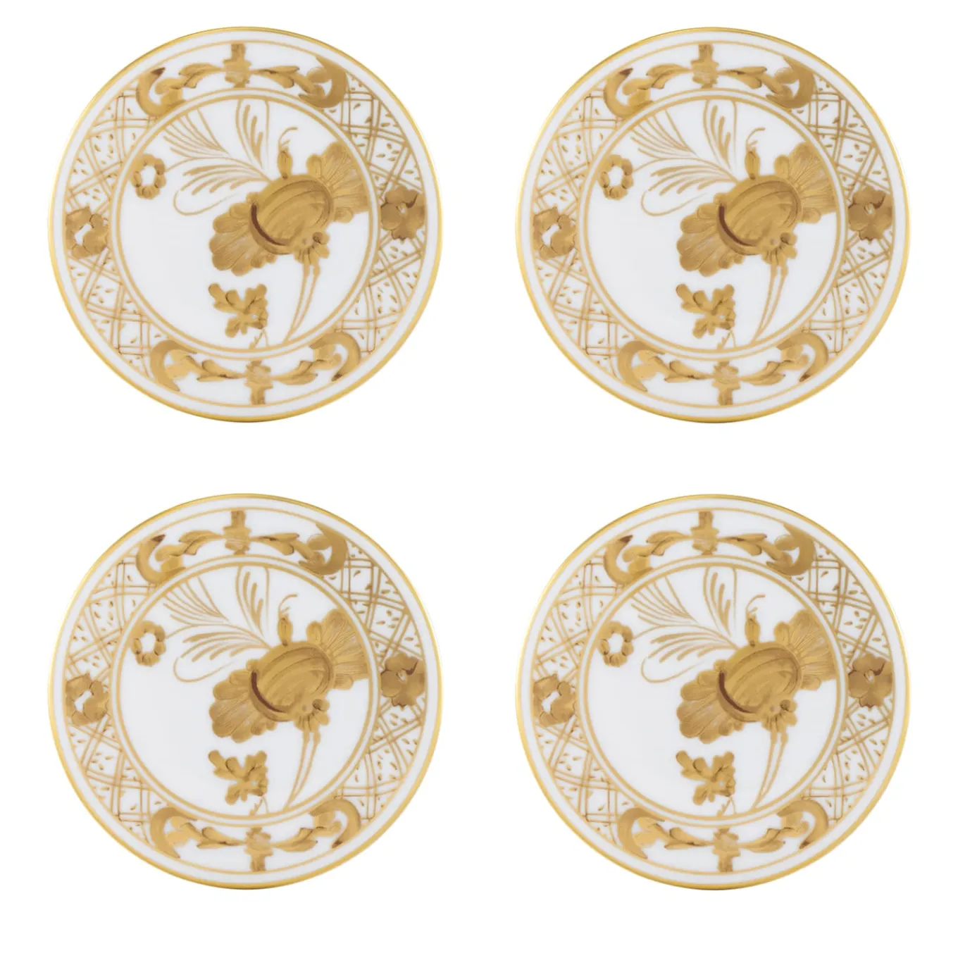 Oriente Italiano Aurum Set Of 4 Coasters