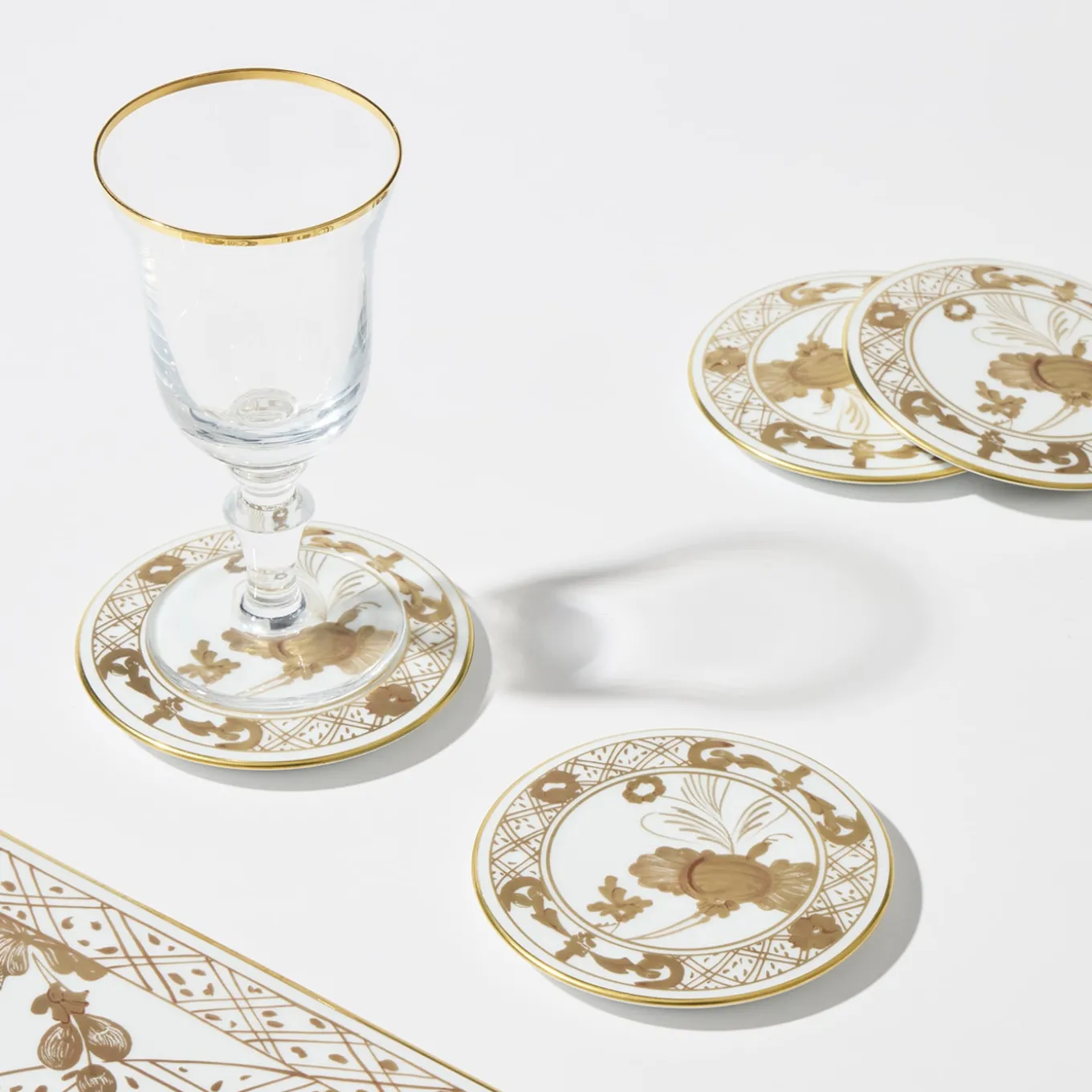Oriente Italiano Aurum Set Of 4 Coasters