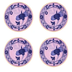 Oriente Italiano Azalea Set Of 4 Coasters