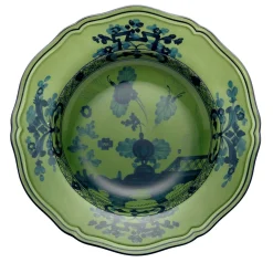 Oriente Italiano Malachite Set of 6 Soup Plates
