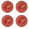 Oriente Italiano Rubrum Set Of 4 Coasters