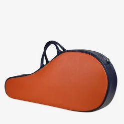 Original Orange/White/Blue Leather Tennis Bag