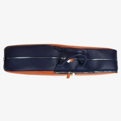 Original Orange/White/Blue Leather Tennis Bag