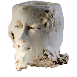 Orlando Anthropomorphic Beige Vase