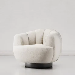 Ornella White Armchair